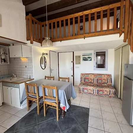 T2 Mezzanine Pres De La Avec Parking Au Cap D'agde - Fr-1-749-99 Apartment Agde